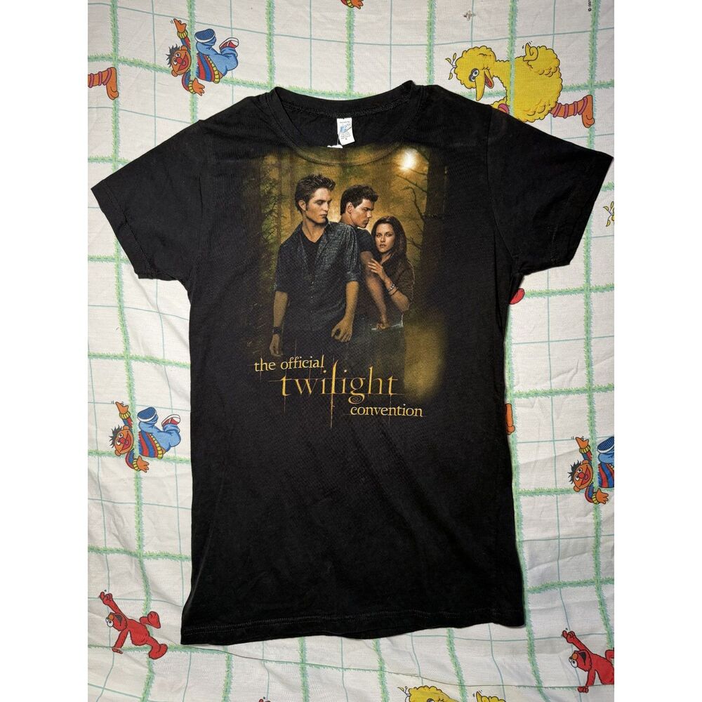 Vintage twilight Saga new moon 2009 movie promo girly t shirt size xl
